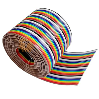 40 Core Multi Colour IDC Flat Wire Ribbon 100m Full Roll