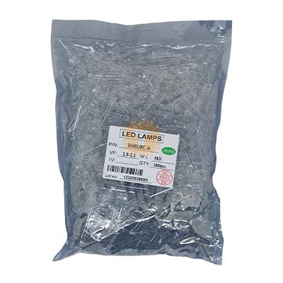 LED 5mm Red Clear Pack Good Quality (1000Pcs)