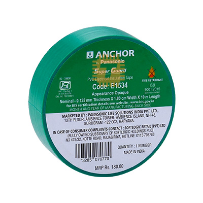 Panasonic Fire Retardant Insulation Tape Green