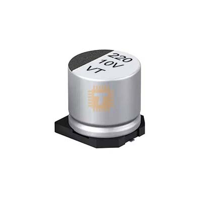 Nichicon 220µF 10V Axial Electrolytic Capacitor – TVX1A221MAA, 6.3x16mm, Cut Tape – 50pcs