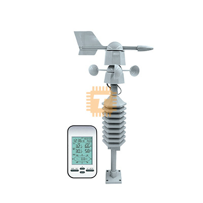 Digital Wireless Weather Station Anemometer (Wind Speed and Wind Direction), Temperature and Humidity with Handheld Display