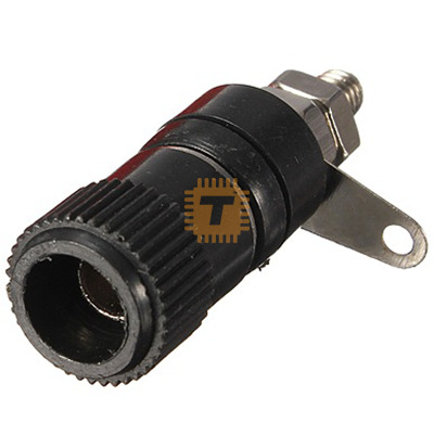 Banana Female Socket 4mm Black