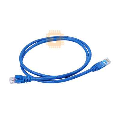 CAT6 Patch Cord 2m Blue Premium Line UTP RJ45 Ethernet Snag Proof (Made in Germany)