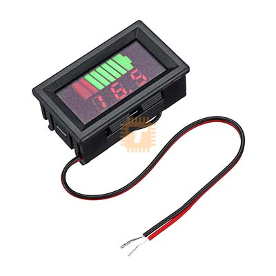 thumbnail image 2 of 12V Lead-Acid Battery Charge Level Indicator – Blue LED Voltmeter, Easy-to-Read 2 of 6