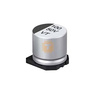 100uf 50V Electrolytic Capacitor Aluminium SMD (8x10.5mm)