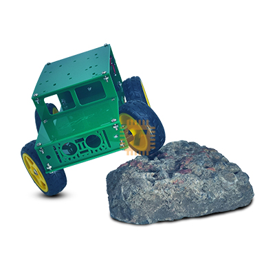 Optimus Jeep 2WD Servo Steering - Green