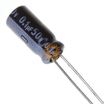 0.1uF 50V Electrolytic Capacitor THT