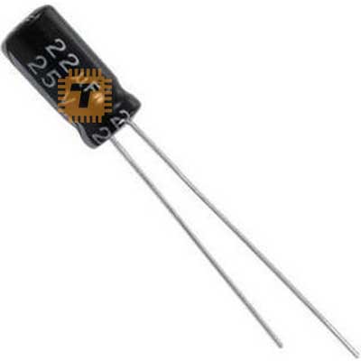 22uF 25V Electrolytic Capacitor THT