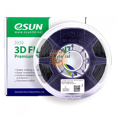 eSUN eTPU-95A Black 1.75mm 1Kg 3D Printer Filament