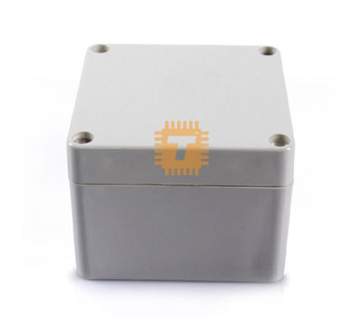White Box Enclosure Waterproof (80 x 80 x 60mm) No Clamp #23