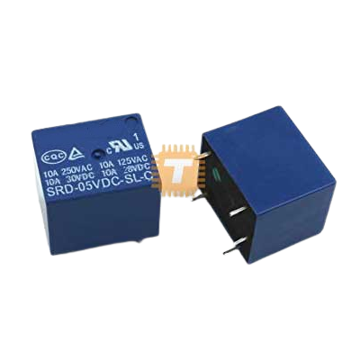 5VDC Miniature Relay 10A 250VAC / 10A 30VDC