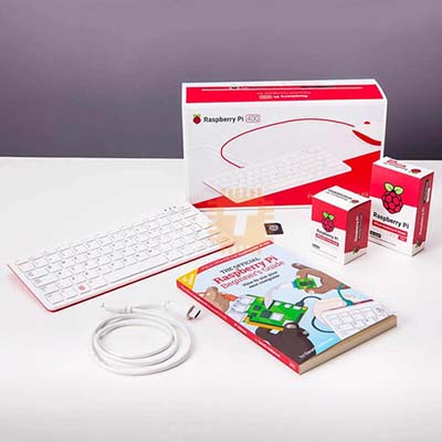 Raspberry Pi 400 Personal Computer Full Kit (4GB) Original UK