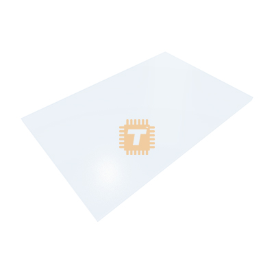 Plastic Rectangle 90x60mm Clear Acrylic 2mm