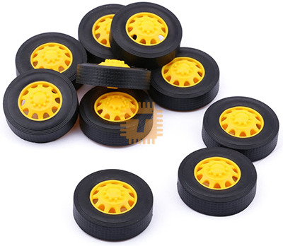 42mm Truck Rubber Wheel for 3mm Axle (Front Wheel)