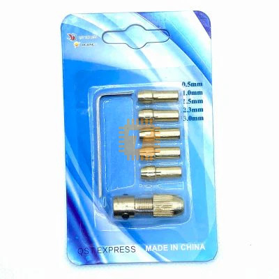 Drill Chuck Set 5pcs 0.5, 1, 1.5, 2.3, 3mm for 775 Motor