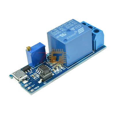  Adjustable Delay Timer Switch 5-30V MicroUSB Power