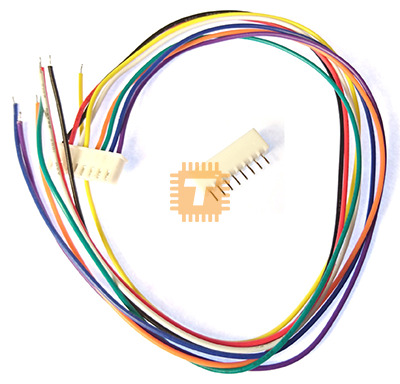 Short 8-Way PCB Mount Wire Clip with Socket (XH-8PX-150MM)